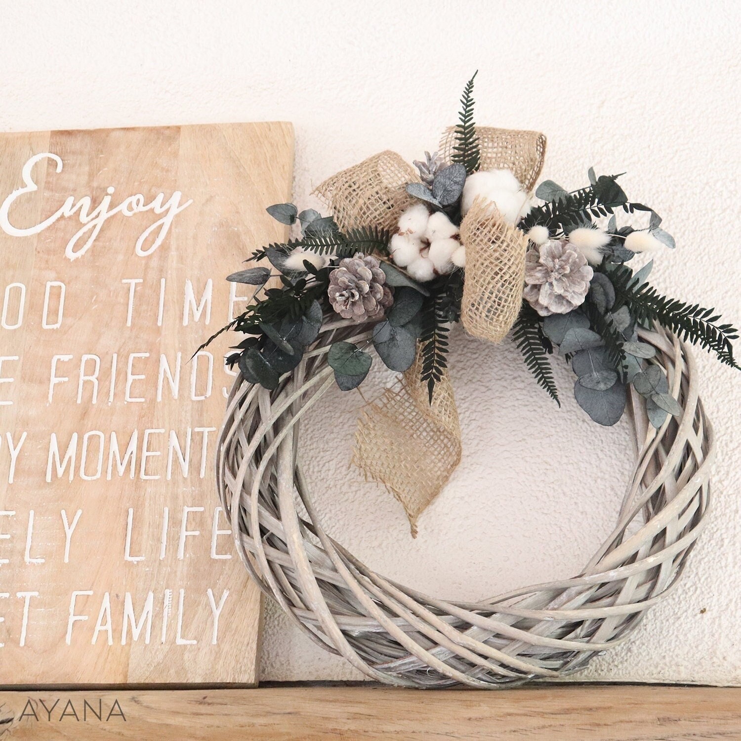 Ghirlanda Eucalipto Artificiale - Decorazione Verde Per Matrimoni E Casa | Lunghezza 180 Cm - Foto 12