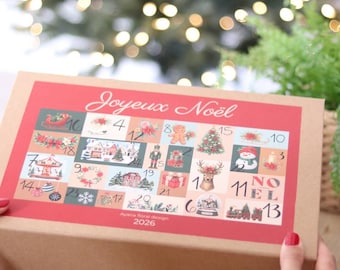 2026 Dried Flower Advent Calendar – Handmade in Provence – Limited Edition – Artisanal and Poetic Christmas Gift