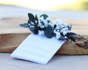 Wedding Pocket Boutonniere LEGERETE Dried & Preserved Flowers Groom Accessory Boho Natural Pocket Floral Gift