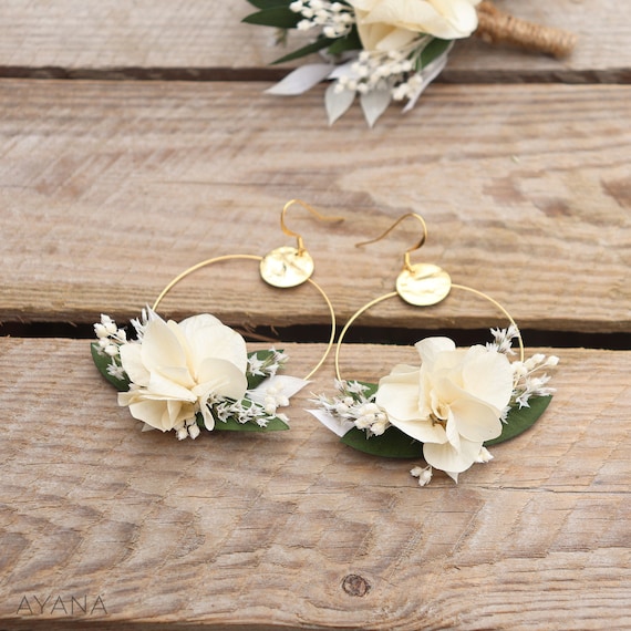1 paire de fleurs séchées Boucles d'oreilles boule en verre pressé Fleur boucle d'oreille à clous pour bijoux 1 paire de fleurs séchées Boucles d'oreilles boule en verre pressé Fleur boucle d'oreille à clous pour bijoux