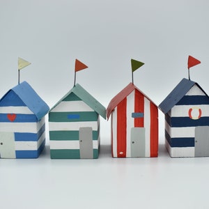 Small Metal and Wooden Beach Hut