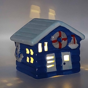 Ceramic LED Beach Hut