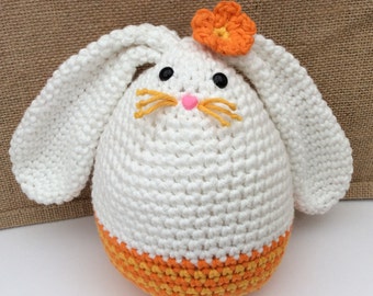 CROCHET PATTERN - Megg Easter Egg Bunny by Cotton Pod