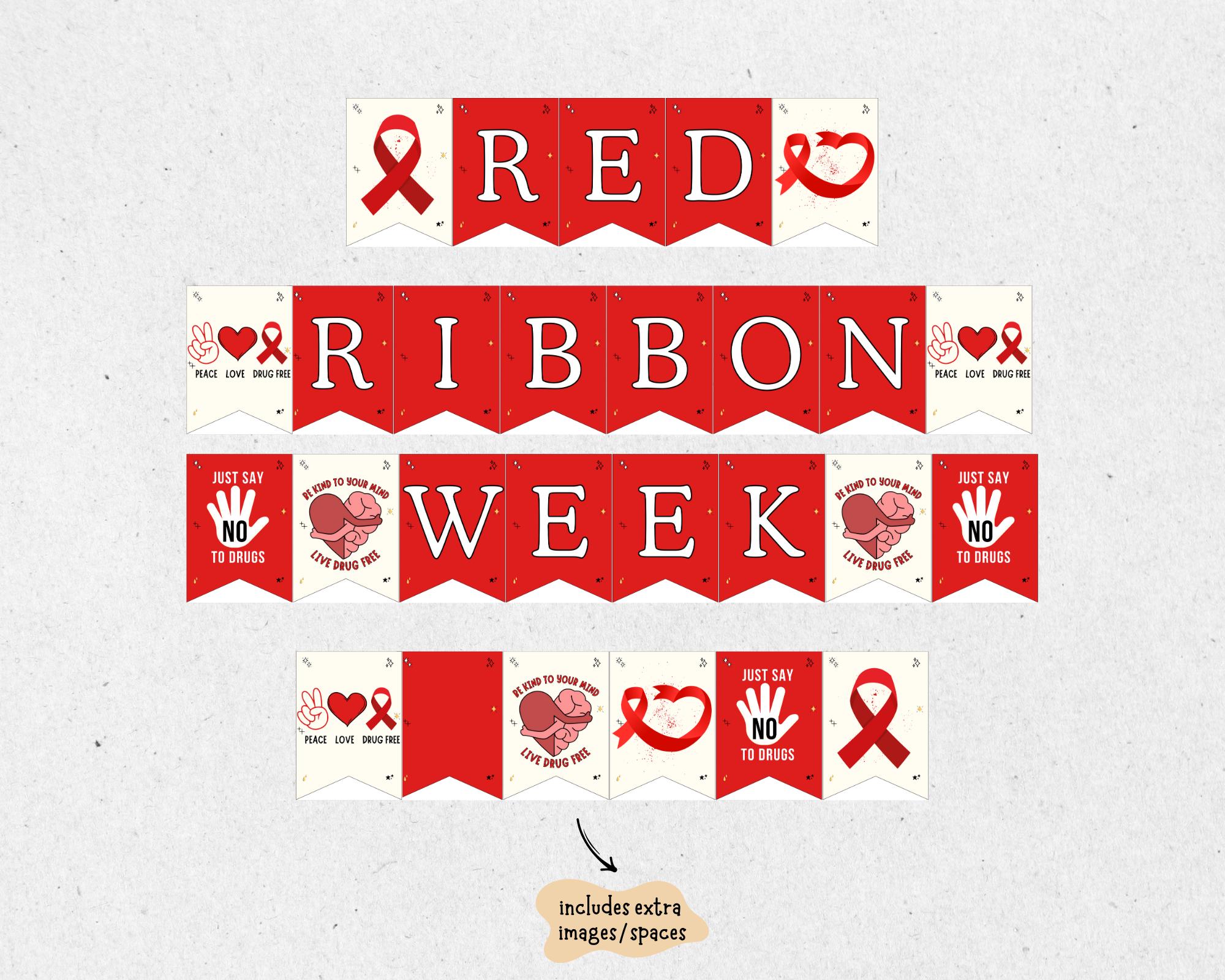 Red Ribbon Club Sticker Red Ribbon Club Banner Template