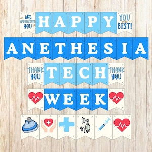 Anesthesia Tech Week Printable Banner (PDF)