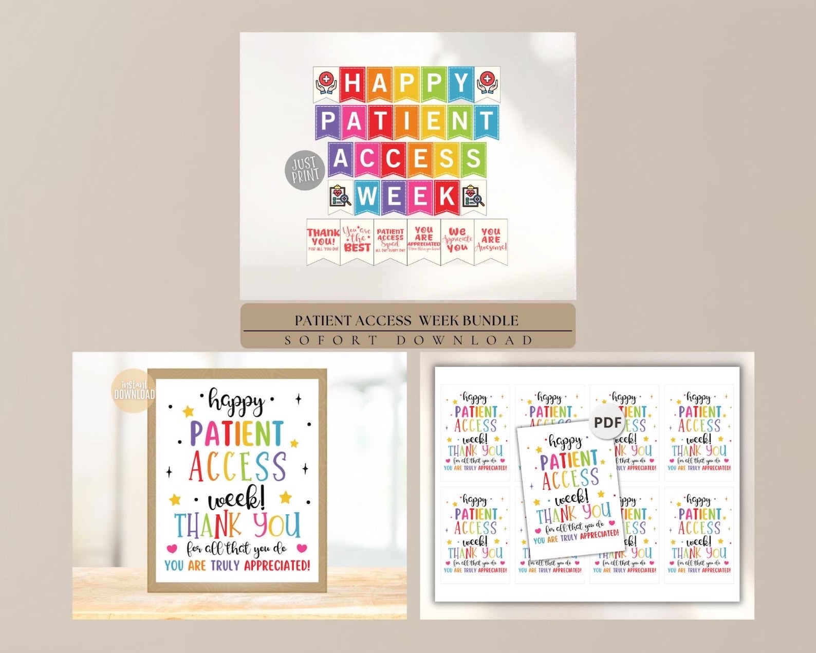 Access Week Quotes Patient Access Week Printable Bundle, Patient Access Week Gift, Patient ...