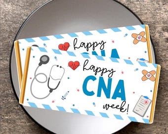 CNA Week Candy Bar Wrapper: Nurse Assistant Appreciation Gift (Printable Digital Download)