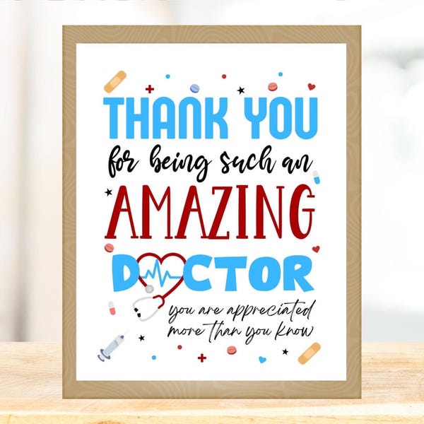 Welcome Doctor Sign - Etsy