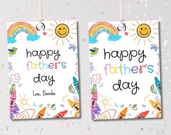 Printable Father's Day Gift Tag, Happy Fathers Day Tag, Fathers Day Gift, Fathers day Cookie Tag, Fathers Day gift tag, Gift for Dad Daddy