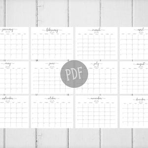 Calendário Mini 3x3 2025 Cartão de Calendário 2025 Calendário de Bolso 2025 Calendário Elegante para Impressão Mini Calendário 3 x 3 Polegadas PDF Início Domingo e Segunda-feira