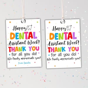Cadeaukaartje tandartsassistenteweek: bedankkaart voor waardering (pdf)