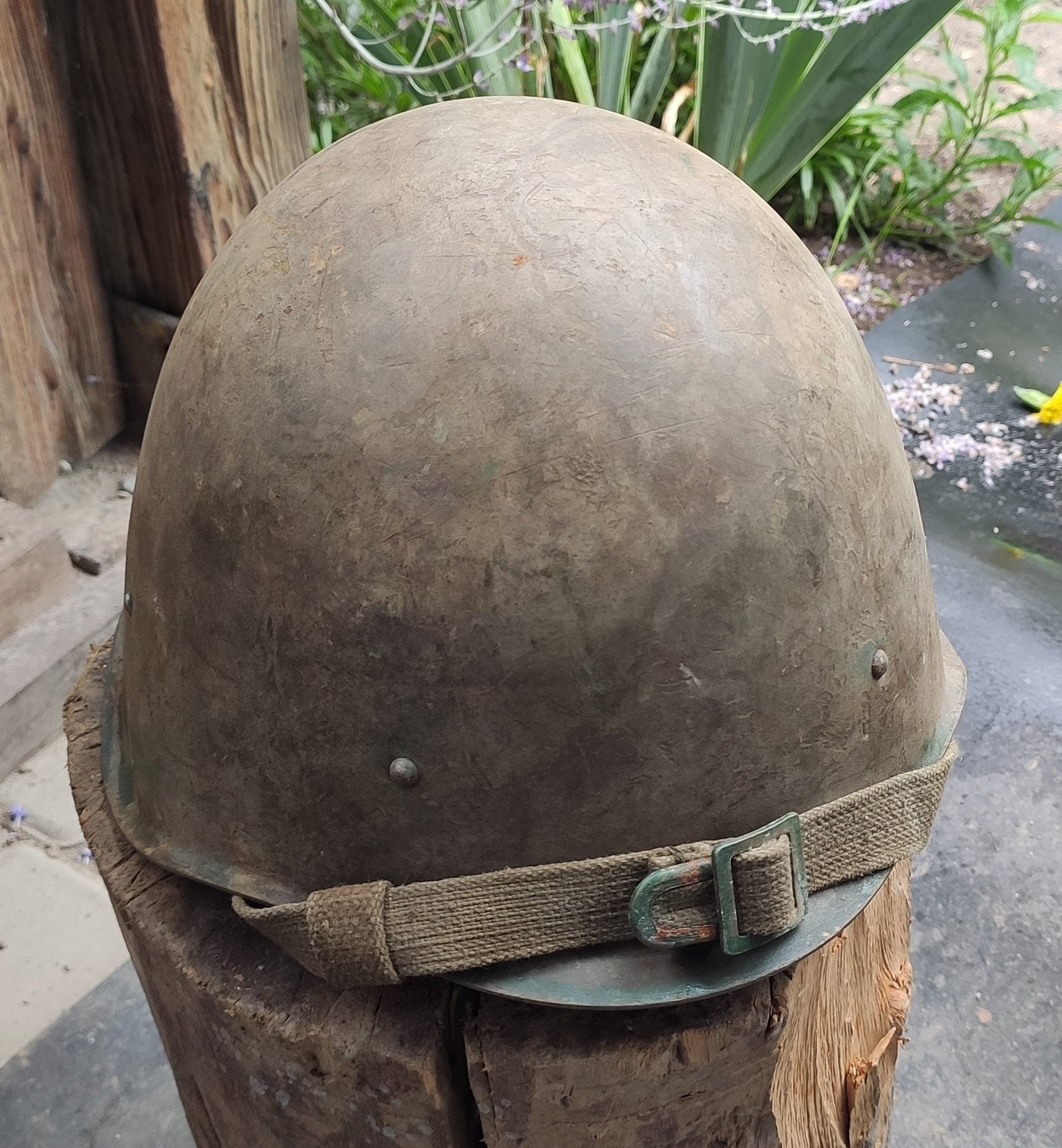 cap hat rare original rivets on chin strap armor Rare USSR Military Soviet Army WWII SSh40 type Steel Helmet with number 1940-50ss new