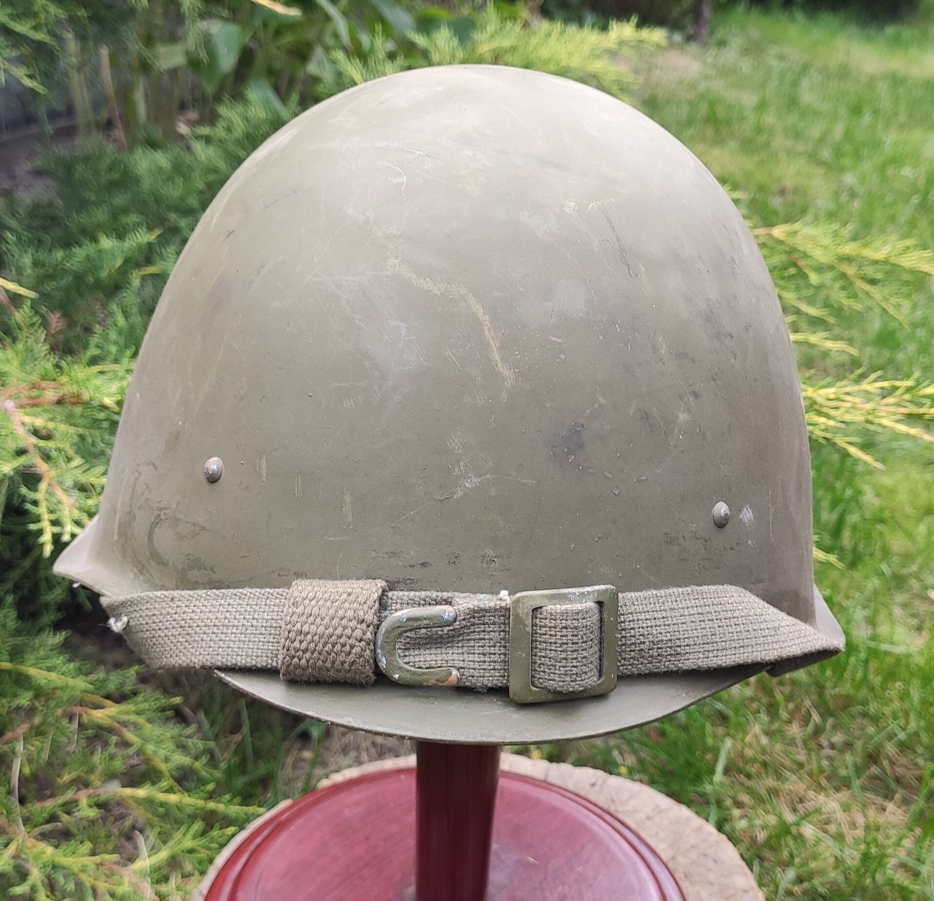 cap hat rare original rivets on chin strap armor Rare USSR Military Soviet Army WWII SSh40 type Steel Helmet with number 1940-50ss new