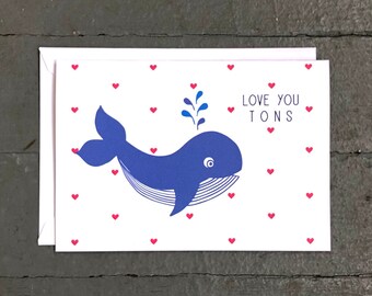 Valentine's Day Card Set | Love You Tons - Set of 8