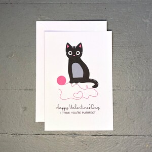 Valentine&#39;s Day Card Set | You&#39;re Purrfect - Set of 8