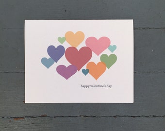 Valentine's Day Card Set | Scattered Hearts - Set of 8