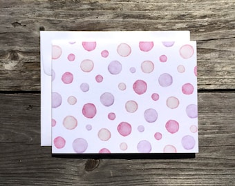 Note Card Set | Watercolor Dot - Set of 8