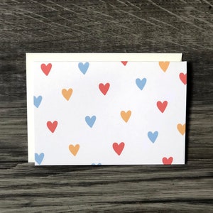 Note Card Set | Rainbow Hearts - Set of 8