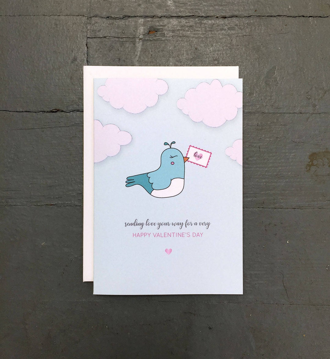 Valentine's Day Card Set | Love Bird - Set of 8 - Etsy