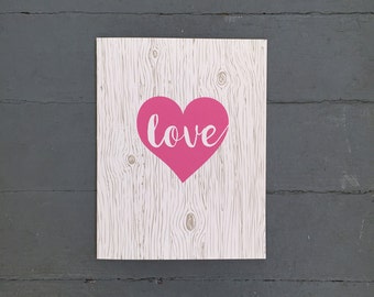 Valentine’s Day Card | Engraved Heart