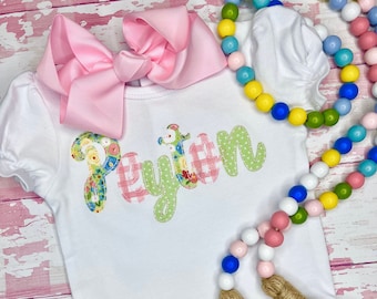 Personalized Baby Girl Bodysuit, Personalized Girl Shirt, Embroidery, Girl Clothes, Baby Clothes, Newborn Clothes, Baby Girl Shirts,