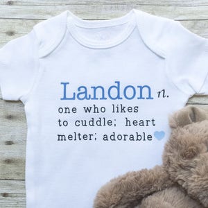 Baby Boy Personalized Onesie,Personalized Onesie,Newborn Onesie,Baby Boy Clothes,Newborn Clothes,Baby Outfit,New Mom Gift,Coming Home Outfit