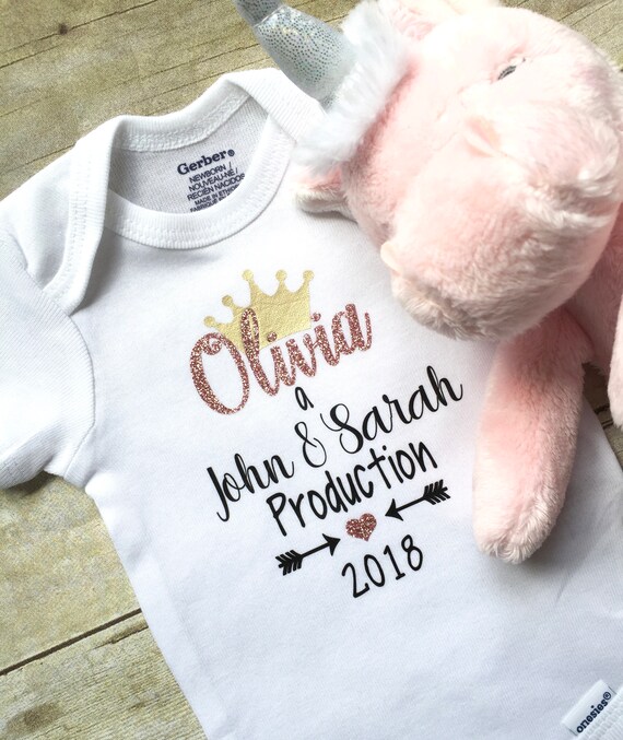 etsy personalized baby clothes