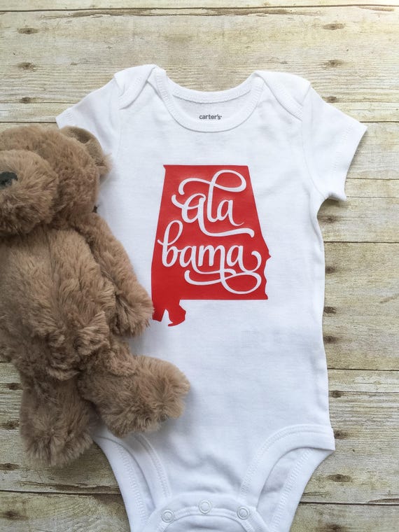 Baby Cotton unisex Newborn bodysuit Long One-piece georgia baby usa state