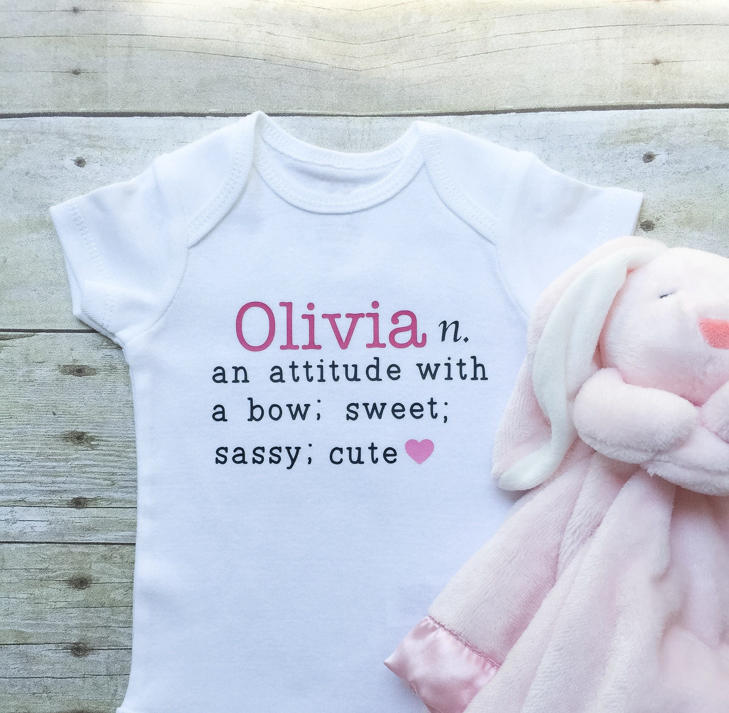personalized onesie for baby girl