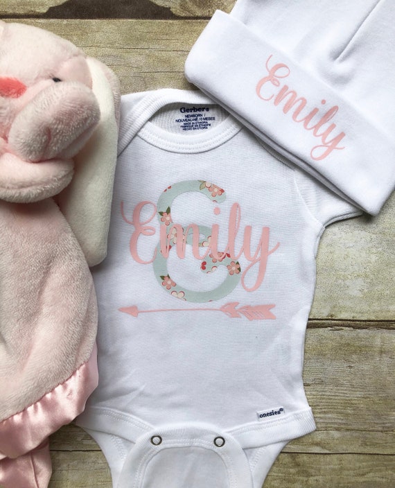 personalized onesie for baby girl