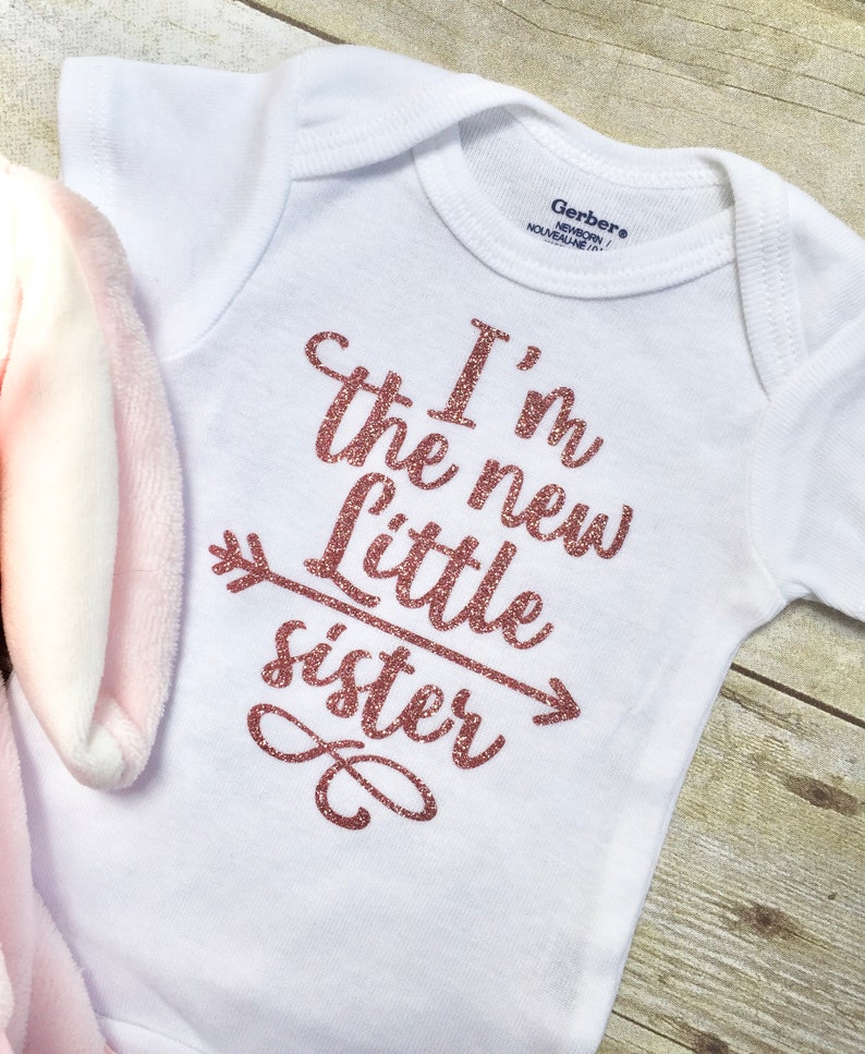 Little Sister Onesie Newborn Onesie Infant Clothing Newborn Etsy
