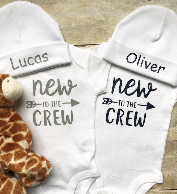 new to the crew onesie