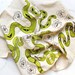 Green Snakes Tea Towel - Snake and Floral Design - Flower Kitchen Decor -  Housewarming Gift - Gifts for Host - Stocking Stuffer