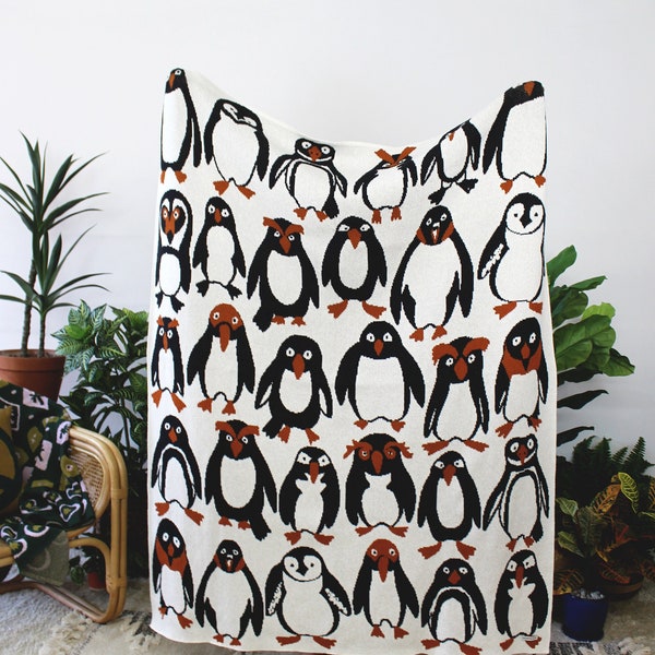 Penguin Blanket - Etsy