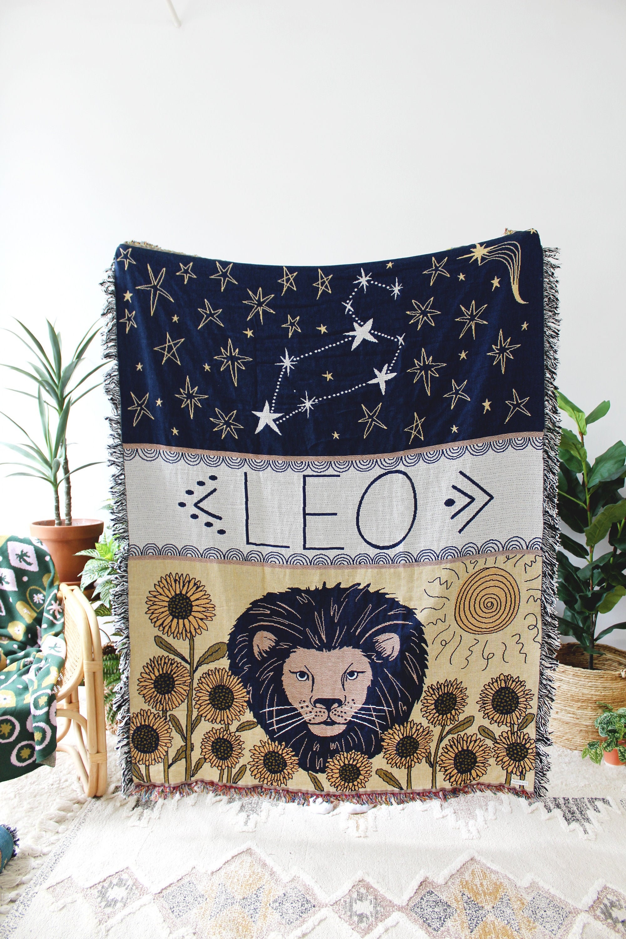 Zodiac Blanket Etsy