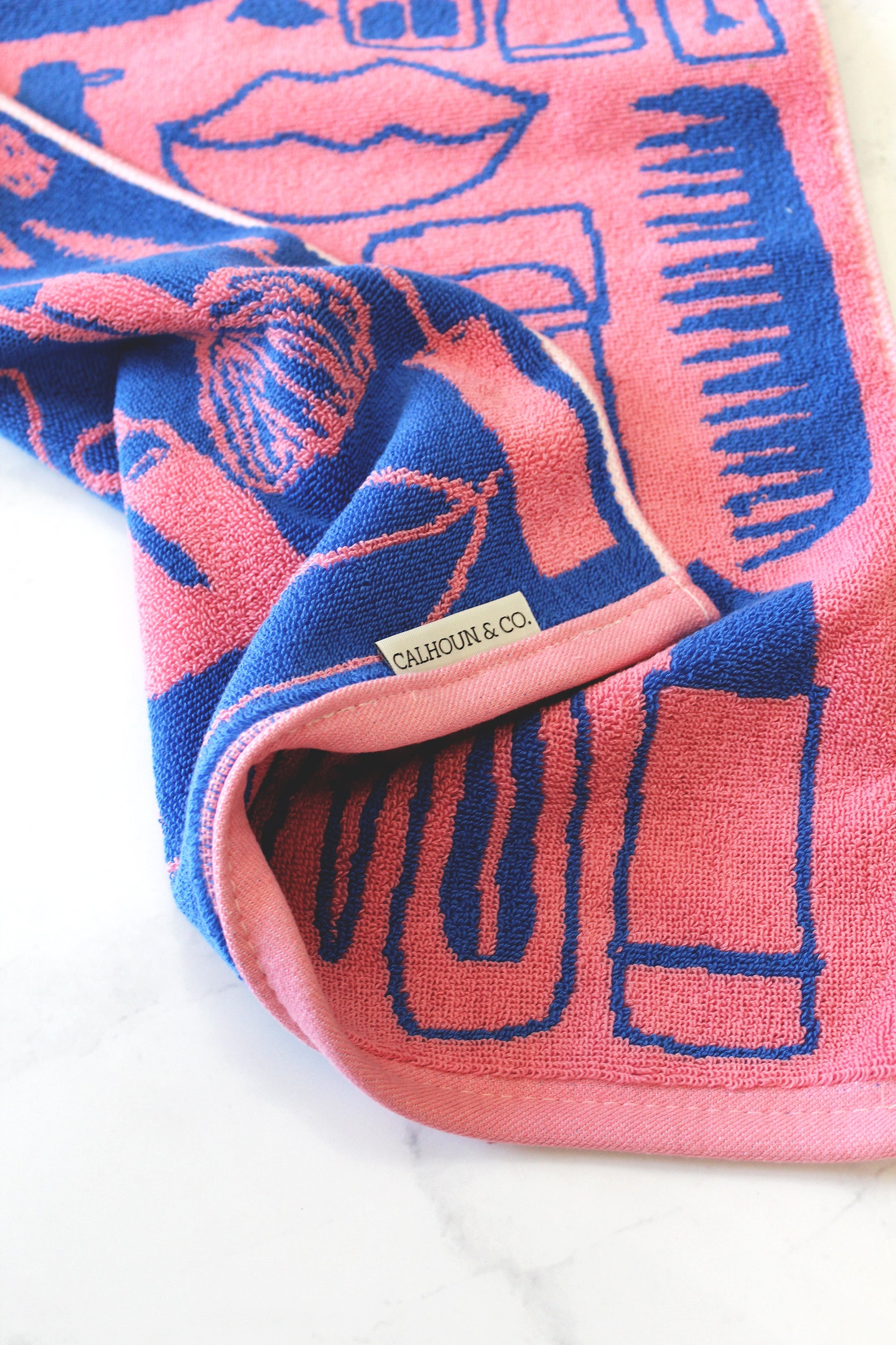 Self Care Pink and Blue Bath Towels Makeup Face Towel and Etsy
