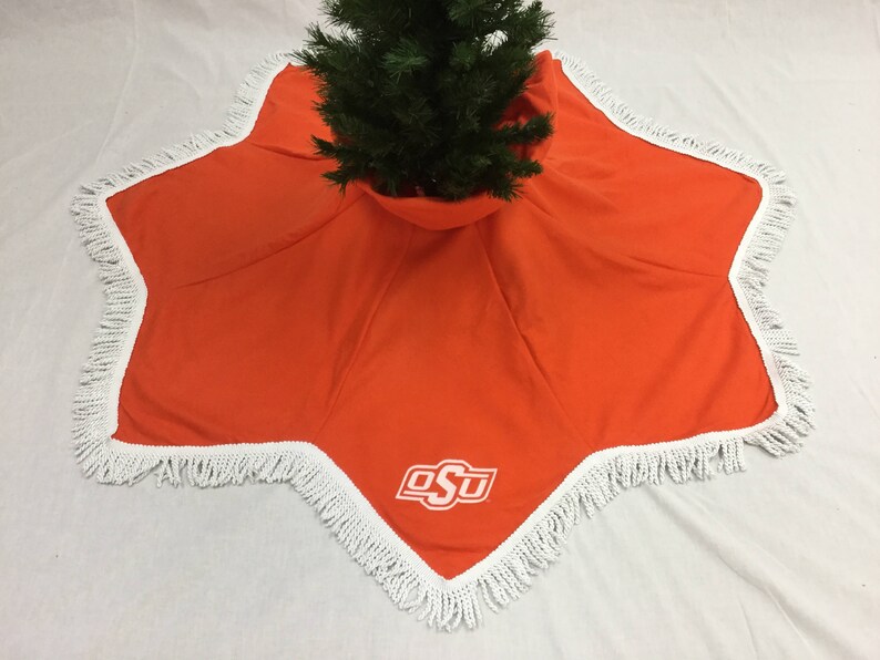 OSU Oklahoma State University Tree Skirt LARGE