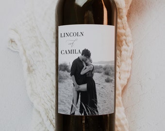 Personalized Wine Labels | Custom Bottle Sticker | Wedding Anniversary Party Gift |  | Custom Wine Sticker | Alaska Suite
