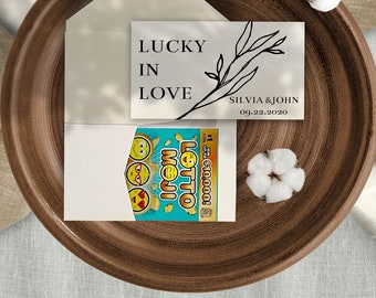 Sold in Sets of 10, Lucky in Love! Wedding Favors | Personalized Lottery Ticket holders | Scratch Card holders