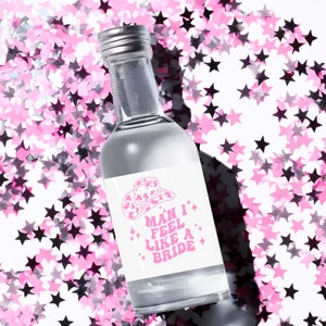 Set of 12 Bottle Labels | Bachelorette Party Favors | Mini Shot Labels | Liquor Labels | Shooter Labels | Western Party Favor | Cowgirl Bach