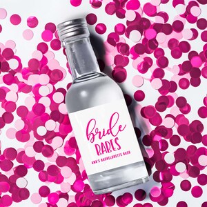 Set of 12 Bottle Labels | Bachelorette Party Favors | Mini Shot Labels | Custom Liquor Labels | Bachelorette Gift Idea | Alcohol Stickers