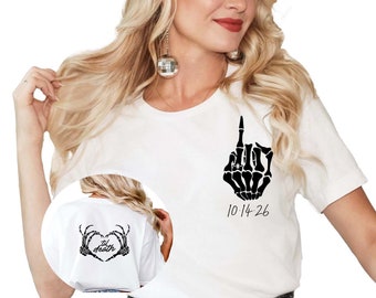 Till Death with Date Shirt | Bride or Die Bachelorette | Bride Gift | Personalized Gift | Bride T-Shirt | Bridal Gift