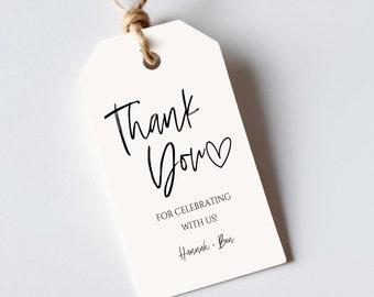 24 Gift Tags with Option to Expand | Thank You Gift | Gift Bag Tags | Favor Tags | Thank You Tags | Wedding Tags | Welcome Tag | Bag Label