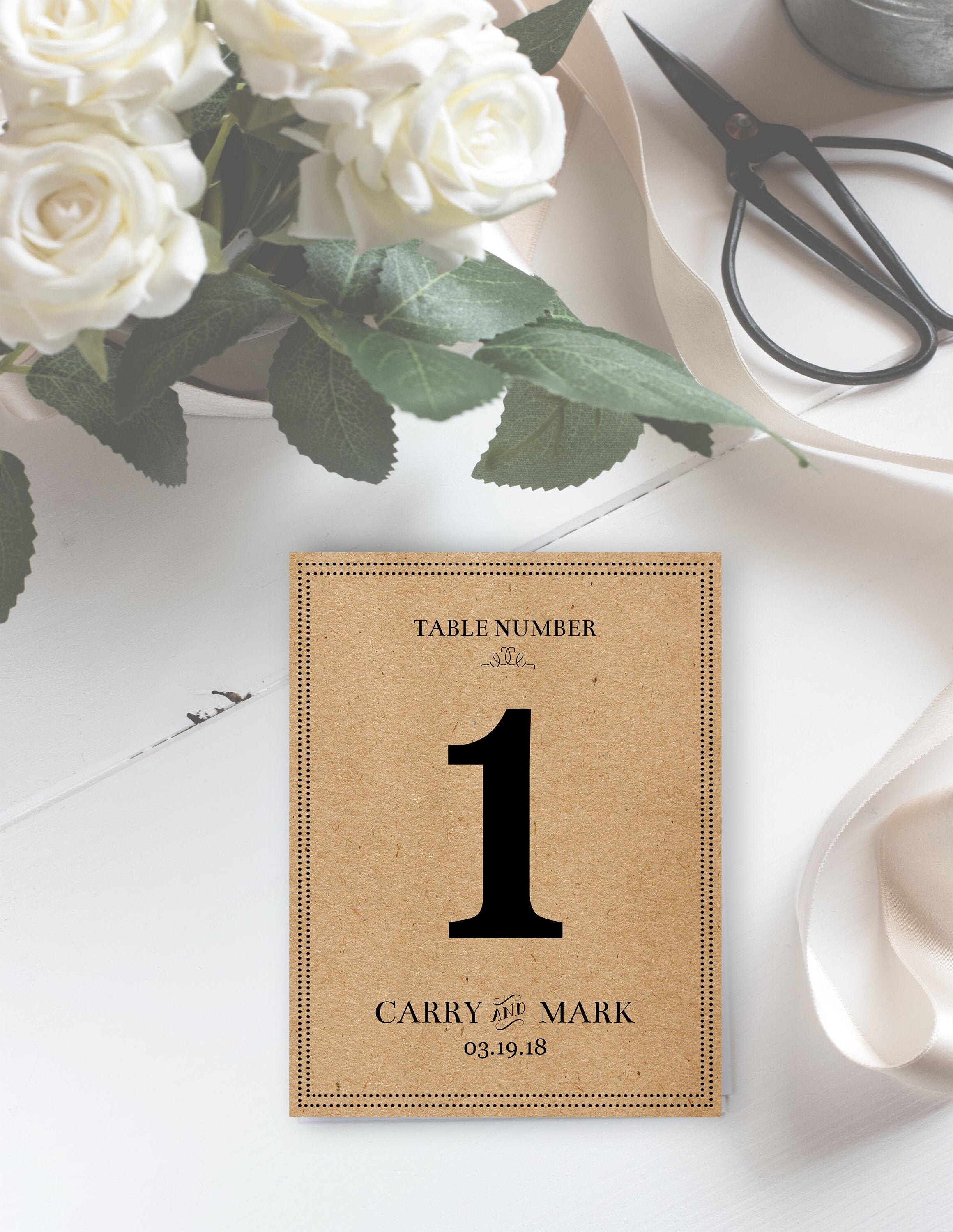 Wedding table numbers/ custom place cards/ wedding favors/ Etsy
