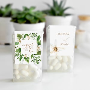 Set of 20 Personalized Wedding Mint Labels | Mint Stickers | Custom Wedding Favor Labels | Event Favors Stickers