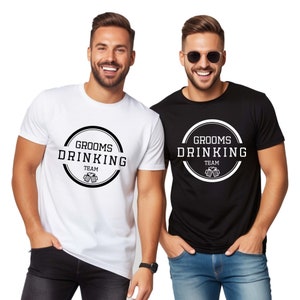Custom Grooms Squad Shirts | Bachelor Party Shirts |  Mens Drinking Shirts | | Groomsmen Shirts | Party Shirts for Your Next Boys Weekend