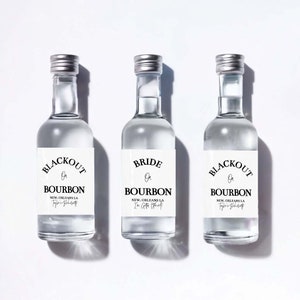Set of 12 Bottle Labels | Bachelorette Party Favors | Mini Shot Labels | Liquor Labels | Shooter Labels | Western Party Favor | Cowgirl Bach