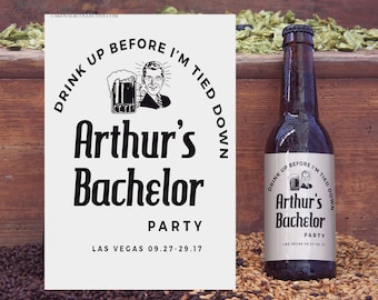 Bachelor labels/ beer bottle label/ bachelor stickers/ wedding labels/ stickers/ best man labels/ gift/ bachelor party/ Best Man Proposal