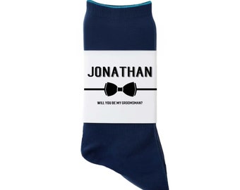 Sock Labels | Groomsman Gifts | Best Man Socks | Custom Sock Label | Groomsman Proposal Label | Sock Label | Bachelor Gifts