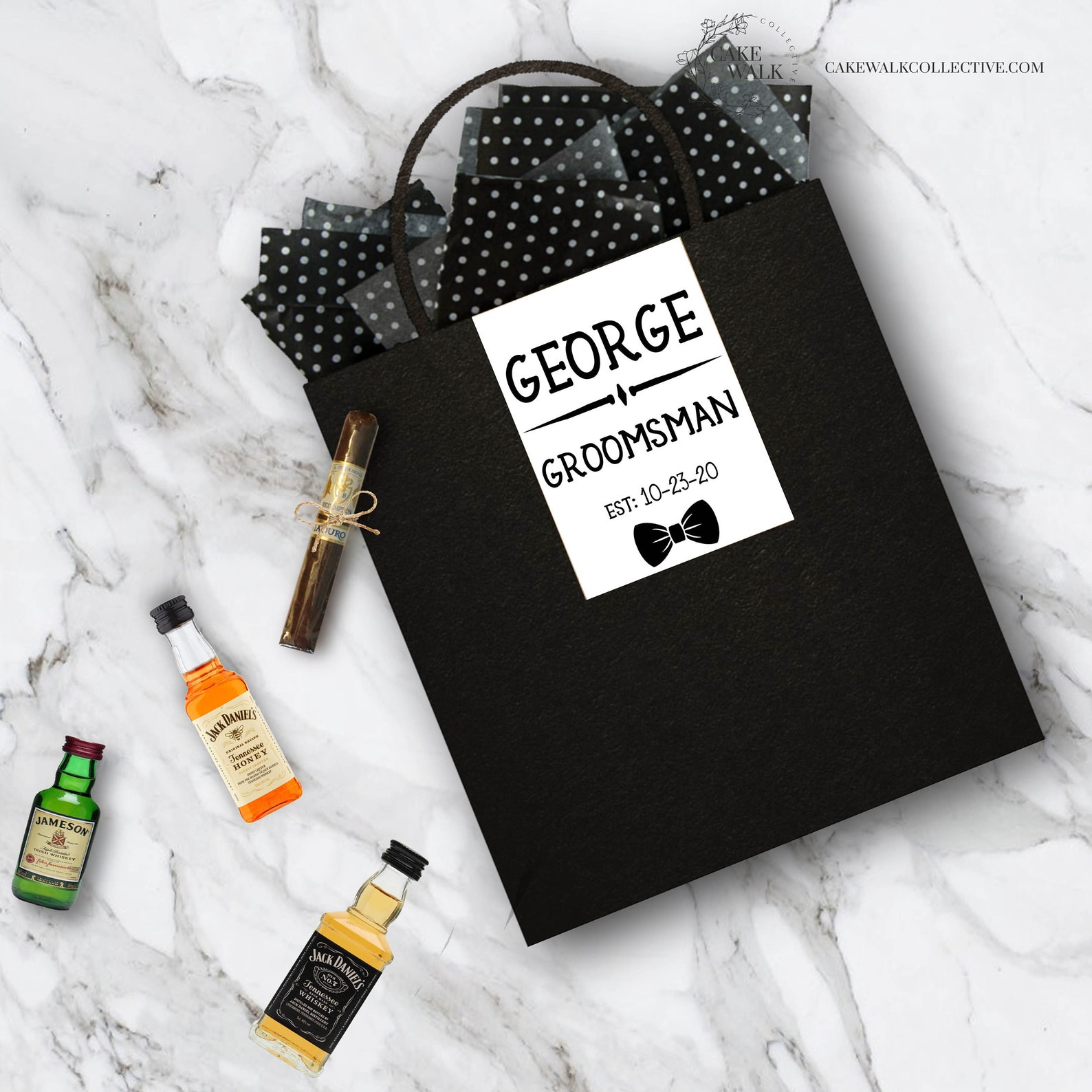 Best Man Gift Bags/groomsman Favor Bags/ Wedding Thank You Etsy